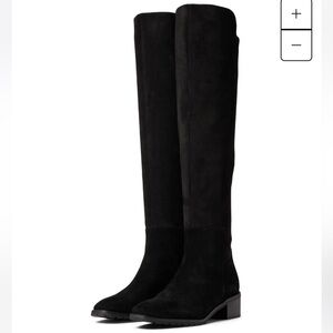 Blondo Sierra Waterproof Black Suede Waterproof Knee Boots Womens 8M